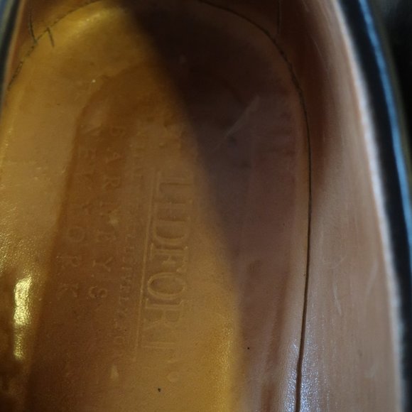 *Mens Lidfort Barneys New York Black Leather Loafer 9 - Picture 6 of 12